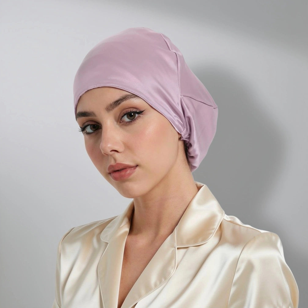 Bonnet van moerbei zijde